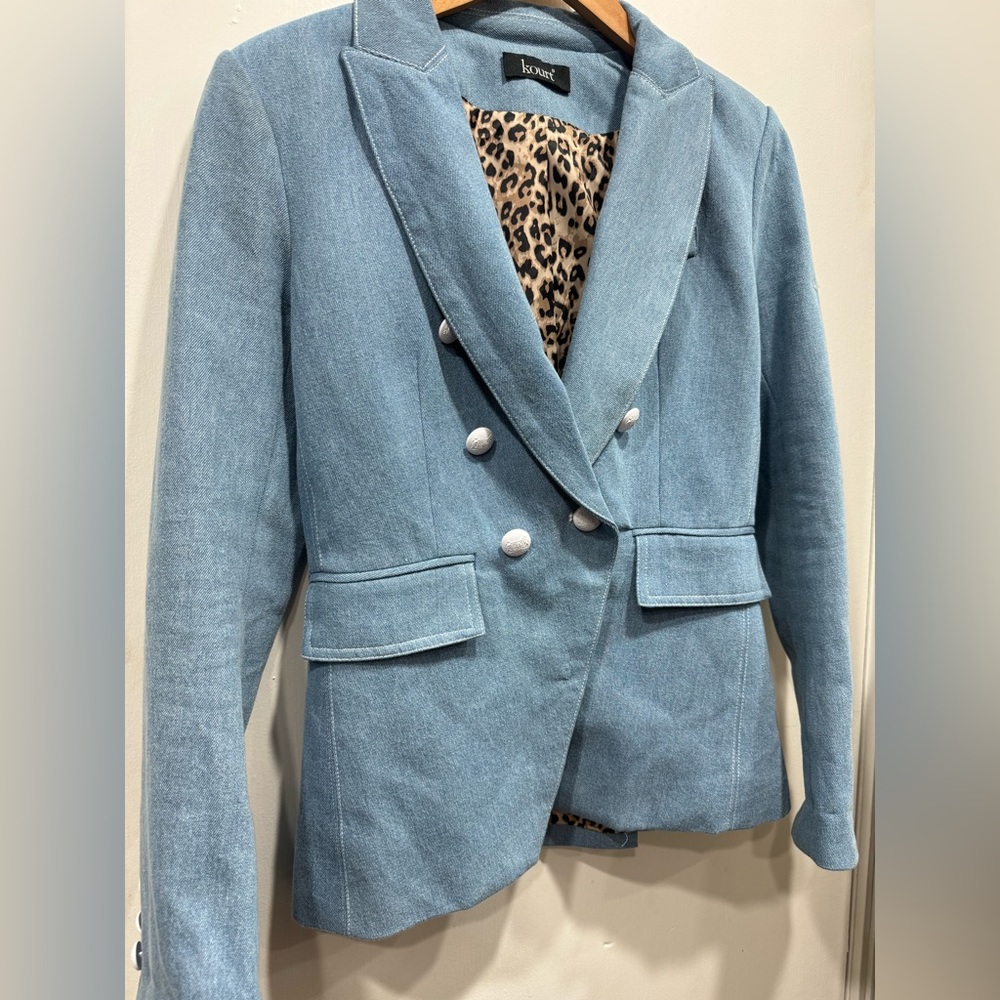 Kourt Revolve denim blazer. Size small